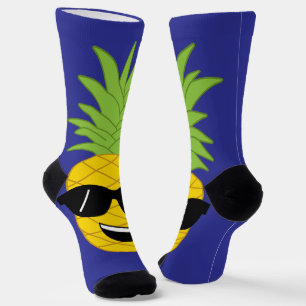 Chaussette Ananas géant Funny Hawaiian Luau
