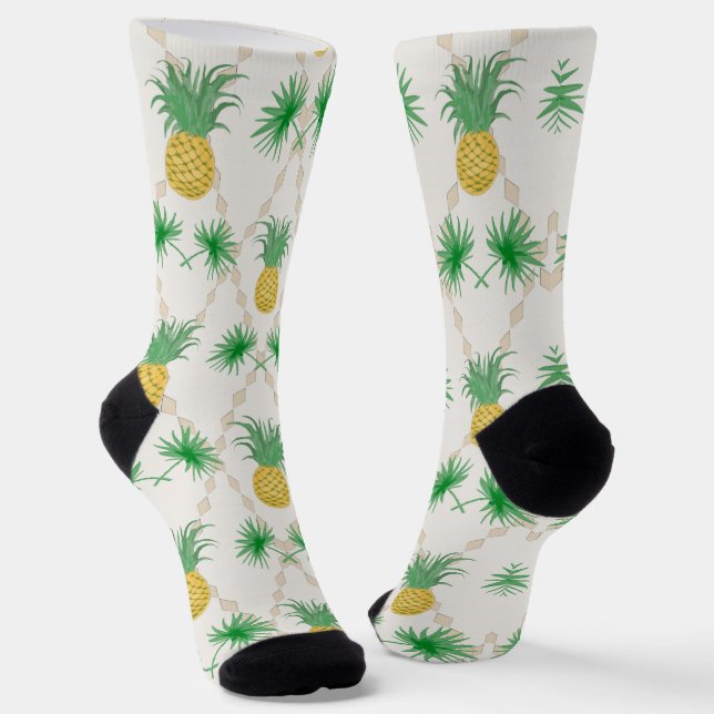 Chaussette Ananas, rétro (Angulaire)