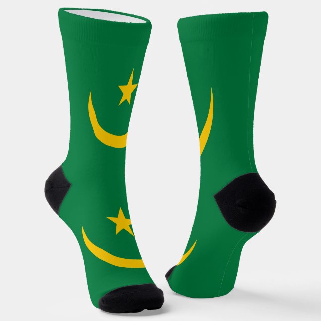 Chaussette Ancien drapeau mauritanien (Angulaire)