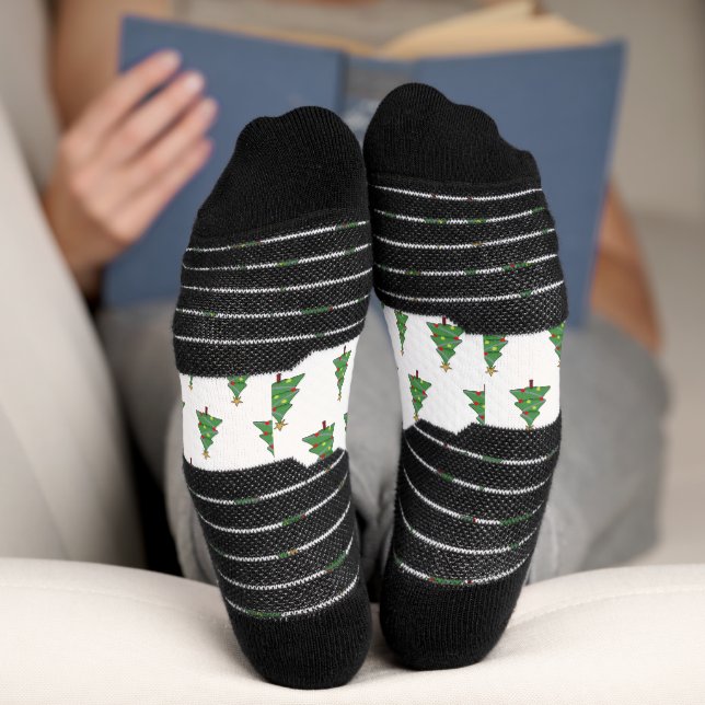 Chaussette Arbre de Noël adorable (Fond)