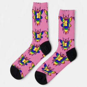 Chaussette Arc-en-ciel Abeille Thunder_Cove
