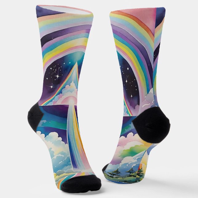 Chaussette Arc-en-ciel Imaginaire Spirit Journey (Angulaire)