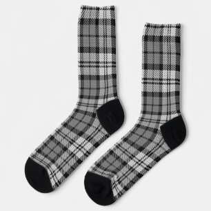 Chaussette Ash Grey Blackwatch Campbell Tartan Plaid