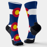 Athletic Crew Sock avec drapeau du Colorado, États