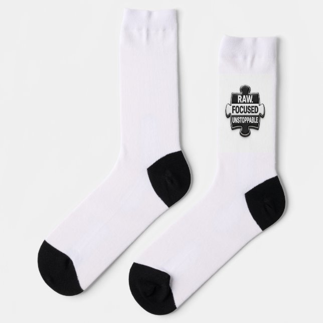 Chaussette Athletic Crew Socks | Powerof3Brand (Gauche)