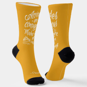 Chaussette ATTITUDES nom et couleur personnalisés