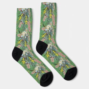 Chaussette Aussie Native Bush fleurit Summer Green