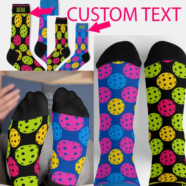 Chaussette Avec le texte Drôle étrange "Dot Dot Dink" Sock (With text Funny odd “Dot Dot Dink” Sock)
