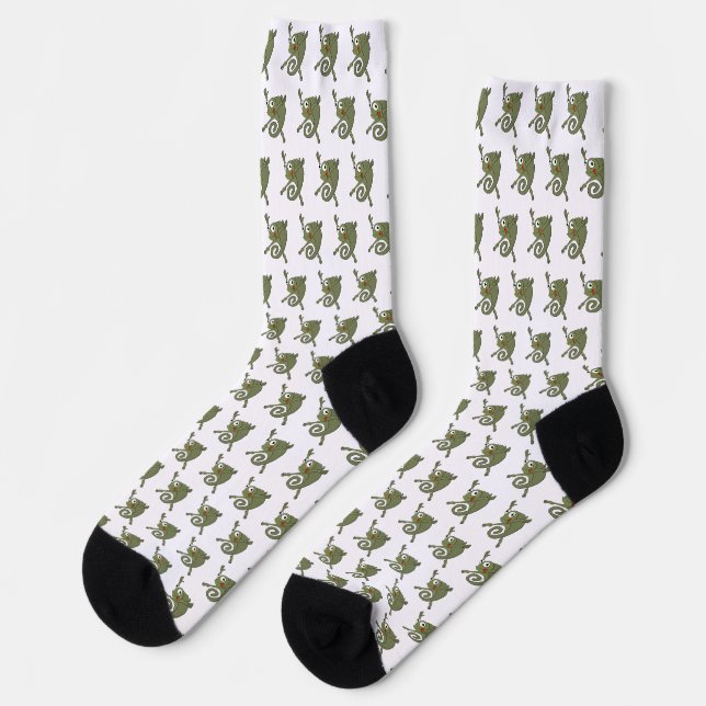 Chaussette Awesome Chameleon (Gauche)