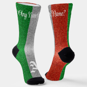 Chaussette Baciami, tu es parfait Monogramme de déesse italie