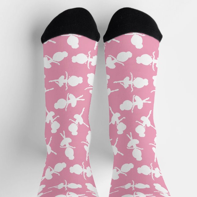 Chaussette Ballerina Motif, Ballet Girls, Ballet Dance (Haut)