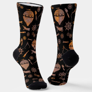 Chaussette Ballons En Acier Rusty En Steampunk Subtilement Mo