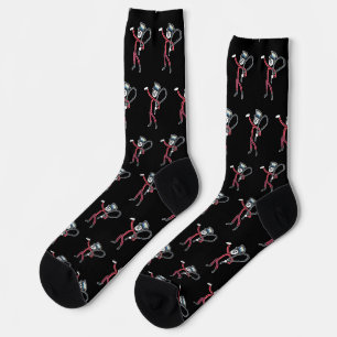 Chaussette Bâtonnet Maître de piste de cirque