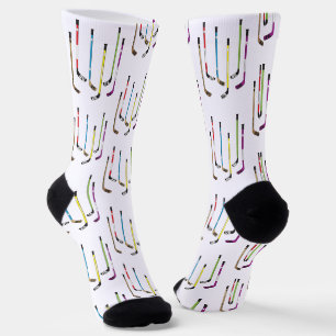 Chaussette Bâtons de hockey colorés