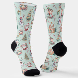 Chaussette Beaux éléments de Noël