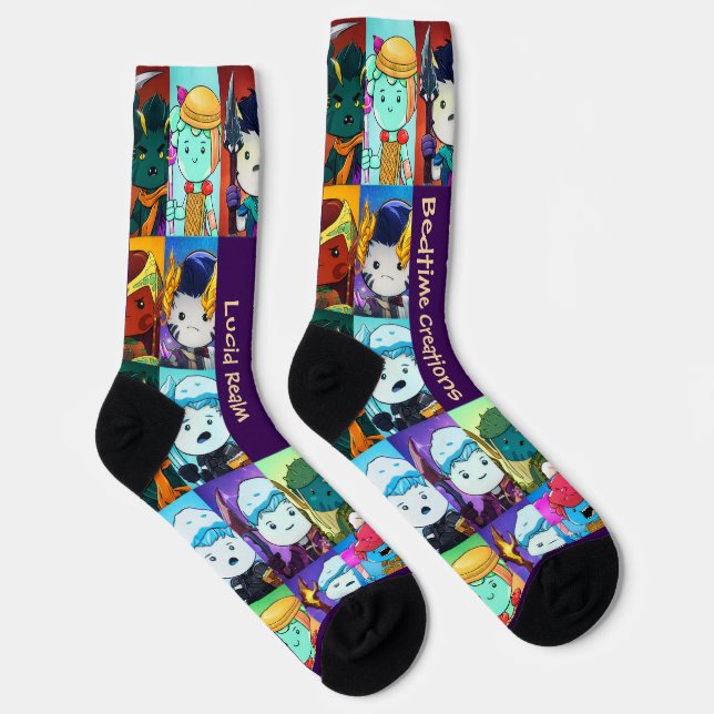 Chaussette Bedtime Creations Lucid Realm Crew Socks (Droite)