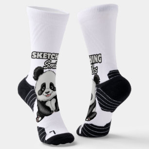 Chaussette Belle Noire & Blanc Panda Doux