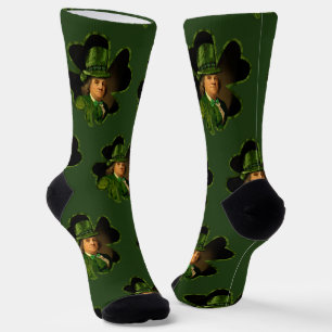 Chaussette Benjamin Franklin Clover Saint-Patrick