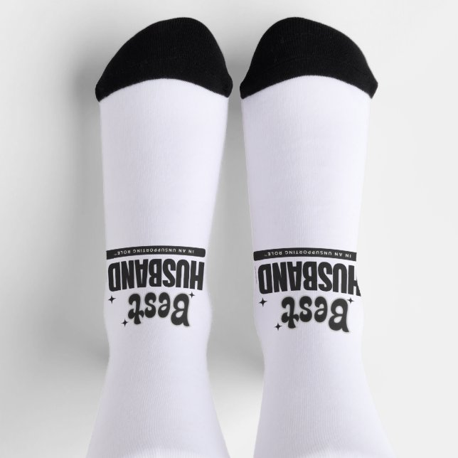 Chaussette BEST HUSBAND in an Unsupporting Role- (Haut)