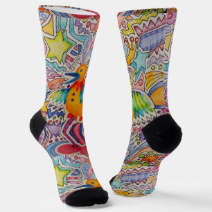 Chaussette Big Yellow Bird