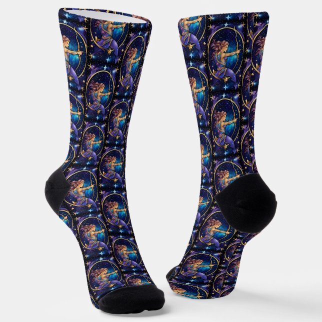 Chaussette Bijoux Galaxie Zodiac Sagittarius (Angulaire)