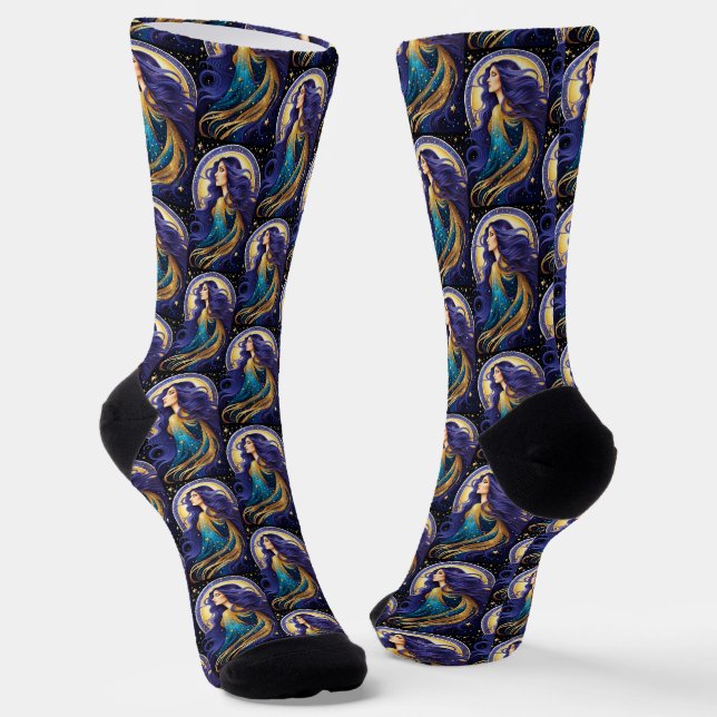 Chaussette Bijoux Galaxie Zodiac Virgo (Angulaire)