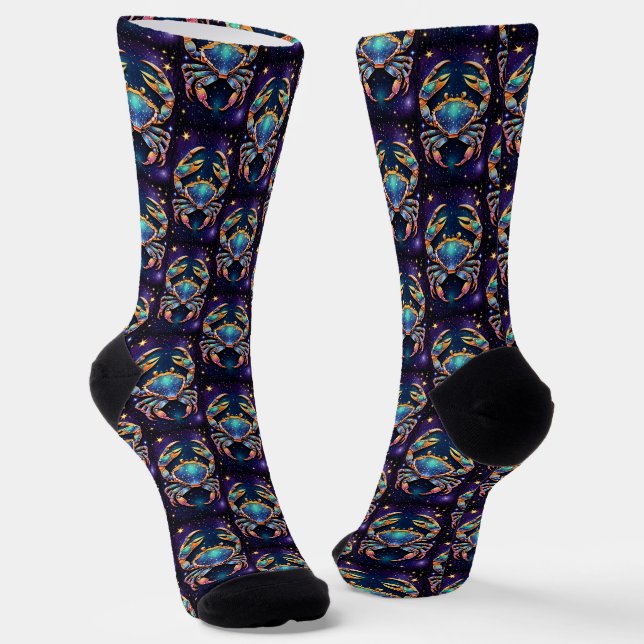 Chaussette Bijoux Galaxie Zodiaque Cancer (Angulaire)