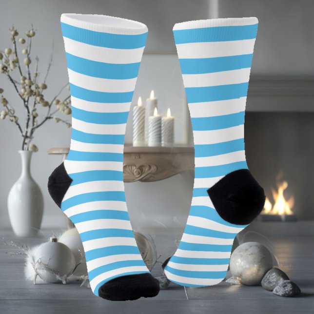 Chaussette Blancs et Bleus (Créateur téléchargé)