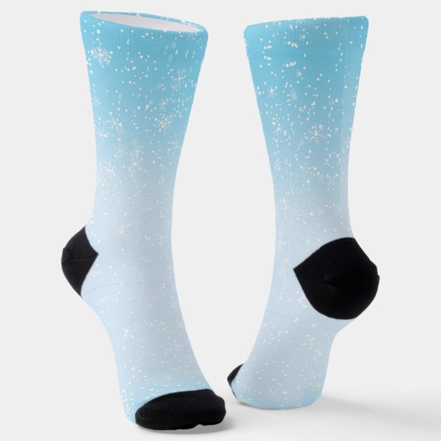 Chaussette Bleu & Blanc  (Angulaire)