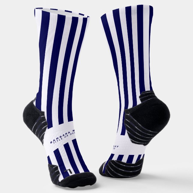 Chaussette Bleu bleu marine Trendy élégant (Angulaire)