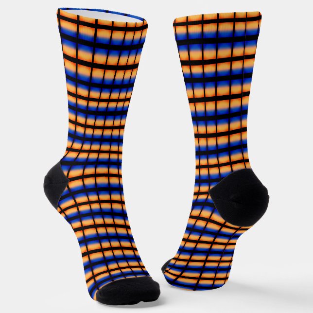 Chaussette Bleu et or (Angulaire)