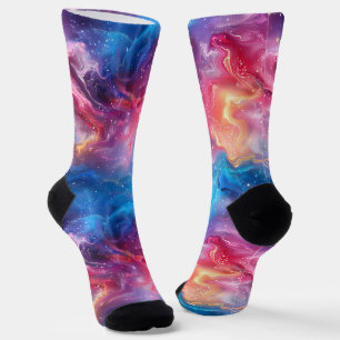 Chaussette BLEUE ET ROSE ÉQUIPÉE ÉQUIPE Premium Durable Perso