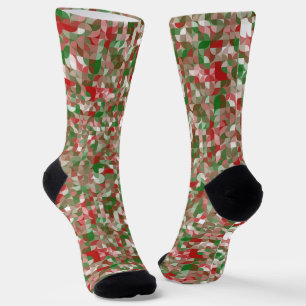 Chaussette Boho Moderne Super Noël Motif géométrique So