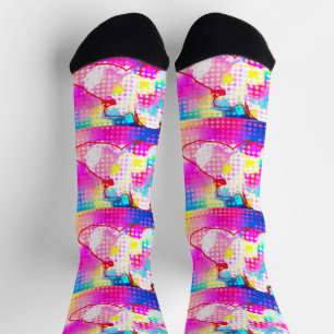 Chaussette Bonbons en coton tri sec t-shirt bébé tasse à café