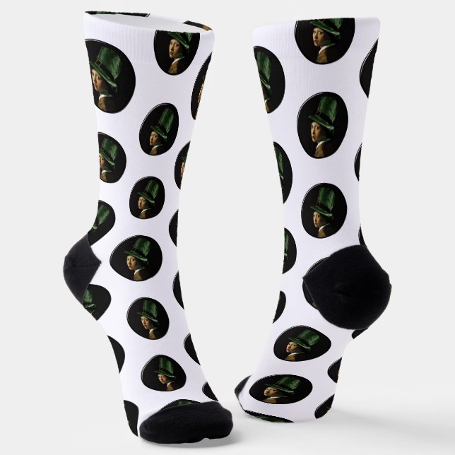 Chaussette Boucle d'oreille Trèfle Saint-Patrick (Angulaire)