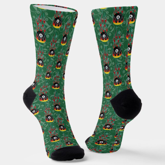 Chaussette Boule verte à huit (Angulaire)