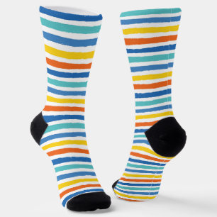 Chaussette Bright Beach Striped Motif