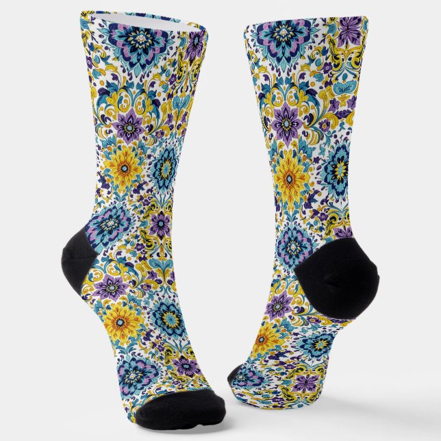 Chaussette Bright Socks Elaborate Seamless Patterns 0039350 (Angulaire)