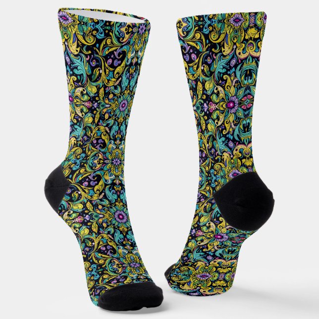 Chaussette Bright Socks Elaborate Seamless Patterns 0039354 (Angulaire)