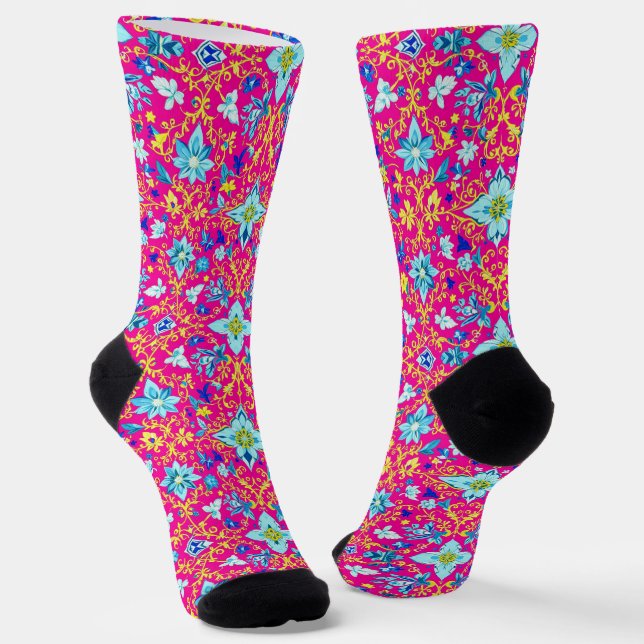 Chaussette Bright Socks Elaborate Seamless Patterns 0039365 (Angulaire)