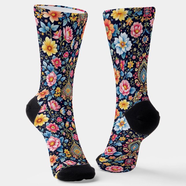 Chaussette Bright Socks Elaborate Seamless Patterns 0039376 (Angulaire)