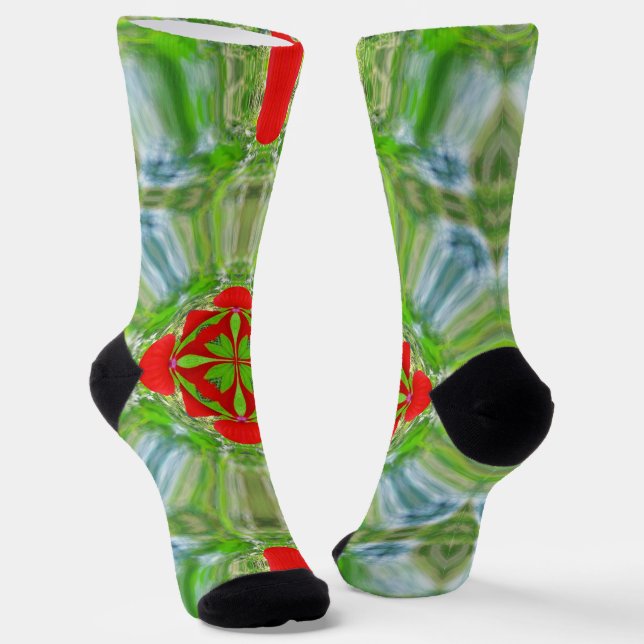 Chaussette Bright Socks Fractal Seamless Patterns 0042002 (Angulaire)