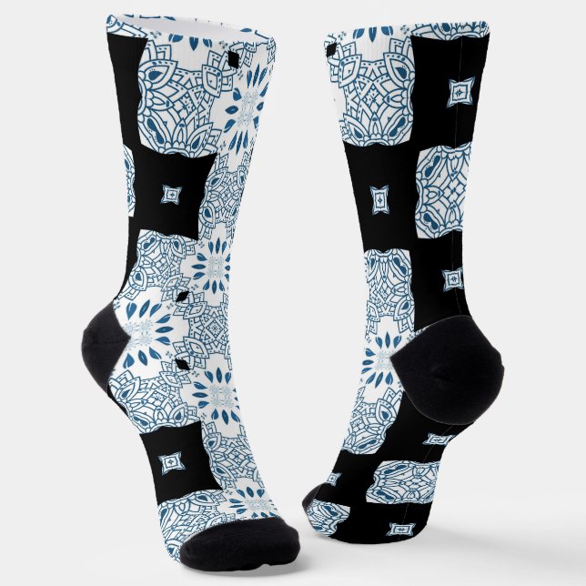 Chaussette Bright Socks Fractal Seamless Patterns 0042008 (Angulaire)