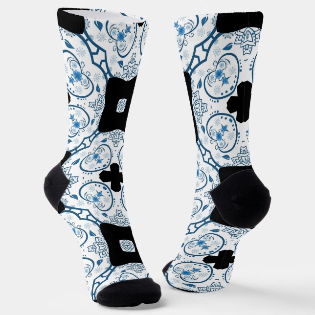 Chaussette Bright Socks Fractal Seamless Patterns 0042044 (Angulaire)