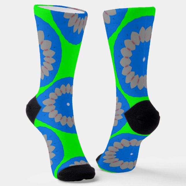 Chaussette Bright Socks Fractal Seamless Patterns 0042104 (Angulaire)