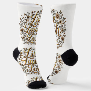 Chaussette Bright Socks Live Laugh Love 0044028