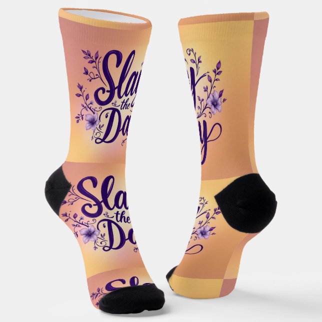 Chaussette Bright Socks Motivational Art 0043973 (Angulaire)