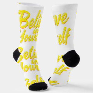 Chaussette Bright Socks RANDOPIX Croyez En Vous-Même 0039493