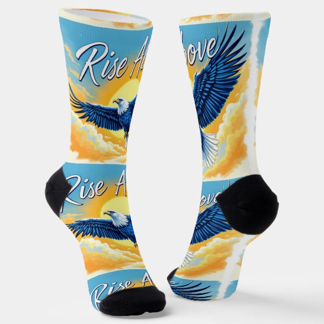 Chaussette Bright Socks RANDOPIX Eagle Rise Above 0039495 (Angulaire)