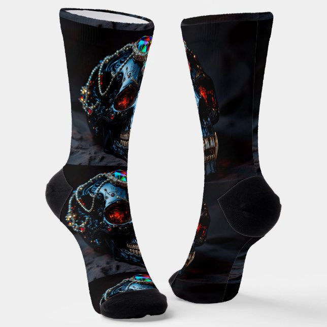 Chaussette Bright Socks Skull Pics 0037638 (Angulaire)